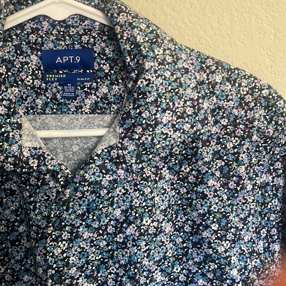 APT9 Floral Dress Shirt